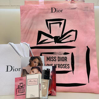 ディオール(Dior)の【サンプル付】ミスディオール展覧会 限定トートバッグ(トートバッグ)