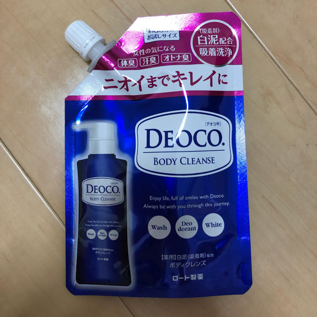 ロート製薬(ロートセイヤク)の【新品未使用】ロート製薬　DEOCO　デオコ 薬用 白泥（吸着剤）配合 コスメ/美容のボディケア(ボディソープ/石鹸)の商品写真