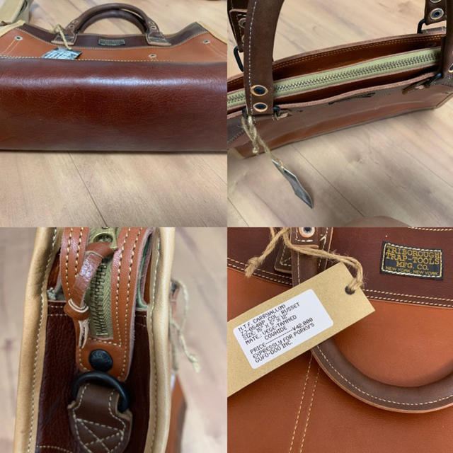 【値下】新品 コリンボ ショルダー付きレザーバッグ