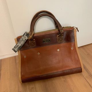 ザリアルマッコイズ(THE REAL McCOY'S)の【値下】新品 コリンボ ショルダー付きレザーバッグ (トートバッグ)