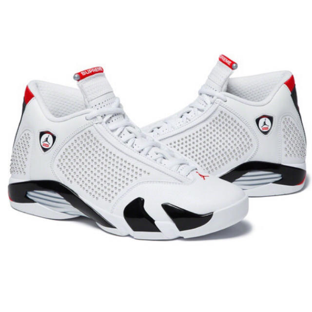 Supreme Nike Air Jordan 14 ：White