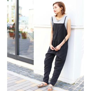 トゥデイフル(TODAYFUL)の美品❤️canaljean麻混サロペット RED CHOP WORKS viaj(サロペット/オーバーオール)