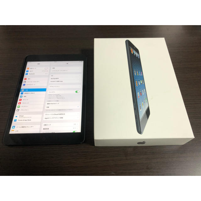 iPad(アイパッド)のryo様専用 iPad mini Wi-Fi 16G  ブラック 箱あり スマホ/家電/カメラのPC/タブレット(タブレット)の商品写真