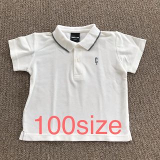 コムサイズム(COMME CA ISM)の【コムサイズム】COMME CA ISM 100size ポロシャツ 白(Tシャツ/カットソー)