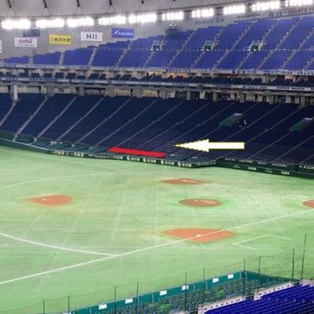 東京ドーム『2枚連番』8月7日(水)18時巨人ー広島1塁側1階席 東京ドーム『2枚連番』8月7日(水)18時巨人ー広島1塁側1階席