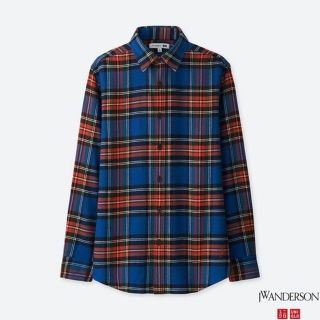 ユニクロ(UNIQLO)のJW ANDERSON UNIQLO タータン チェック シャツ Mサイズ(シャツ)