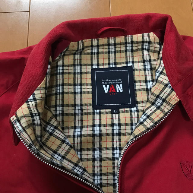 VAN Jacket - VAN レッドブルゾンの通販 by tatsu's shop｜ヴァン