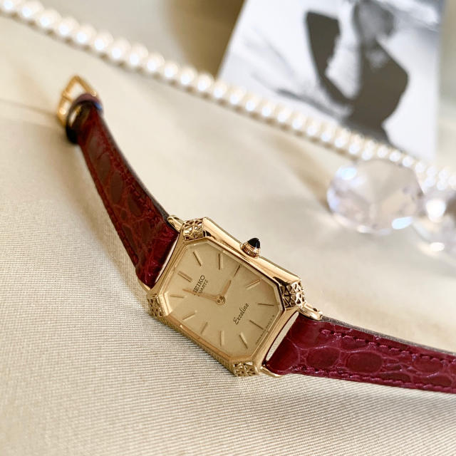 美品✨電池・ベルト交換 クリーニング済み セイコー エク 美品✨電池・ベルト交換 クリーニング済み セイコー エク