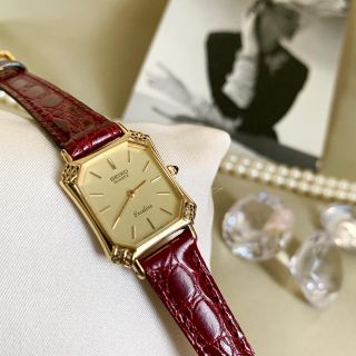 セイコー(SEIKO)の美品✨電池・ベルト交換 クリーニング済み セイコー エクセリーヌ レディース時計(腕時計)