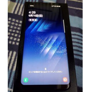 ギャラクシー(Galaxy)のGALAXY S8+ SCV35 au ギャラクシー　美品(スマートフォン本体)