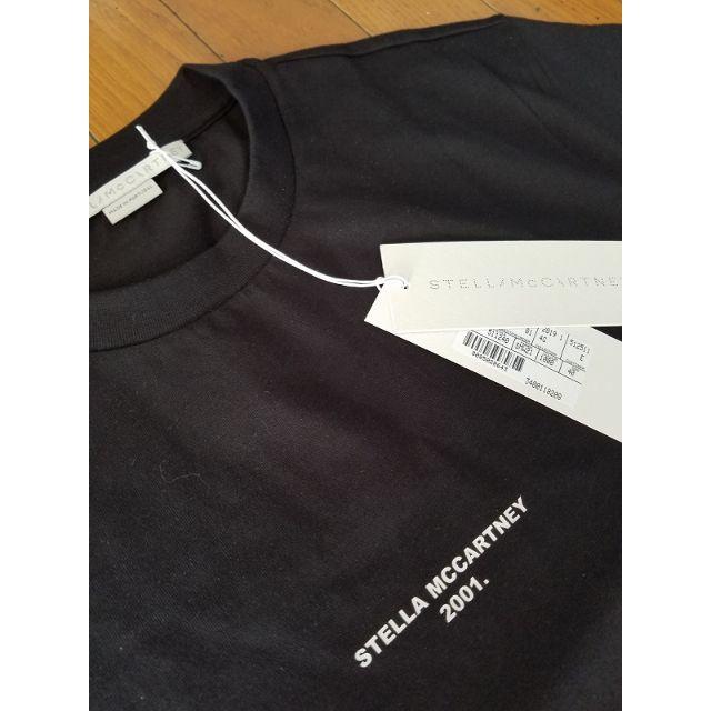Stella McCartney(ステラマッカートニー)のステラマッカートニー コットン ロゴ Tシャツ Black レディースのトップス(Tシャツ(半袖/袖なし))の商品写真