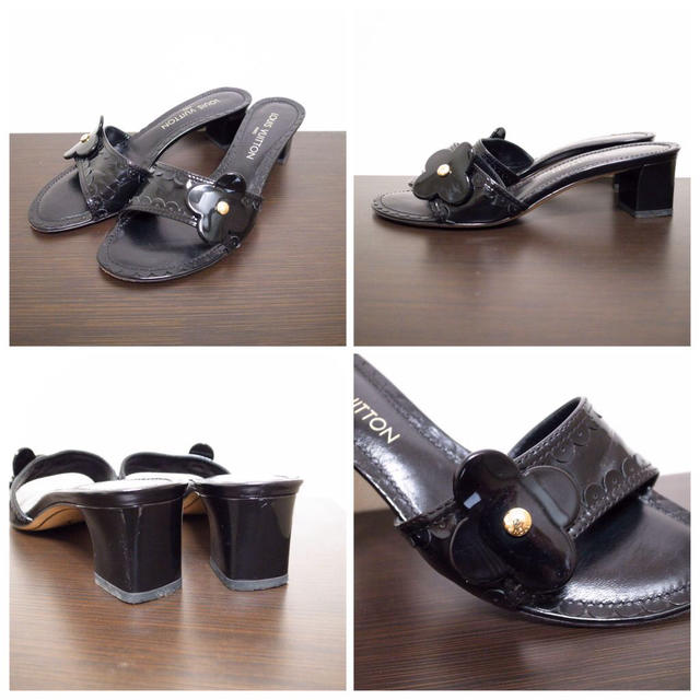 LOUIS VUITTON(ルイヴィトン)の美品♡ルイヴィトン サンダル 靴 黒 レディースの靴/シューズ(サンダル)の商品写真