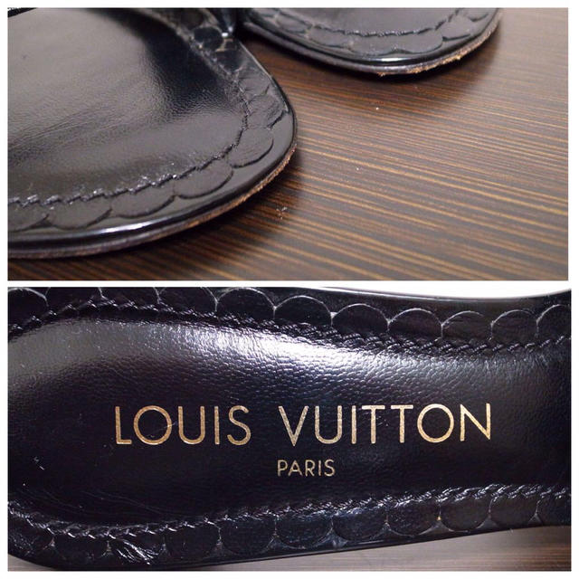 LOUIS VUITTON(ルイヴィトン)の美品♡ルイヴィトン サンダル 靴 黒 レディースの靴/シューズ(サンダル)の商品写真