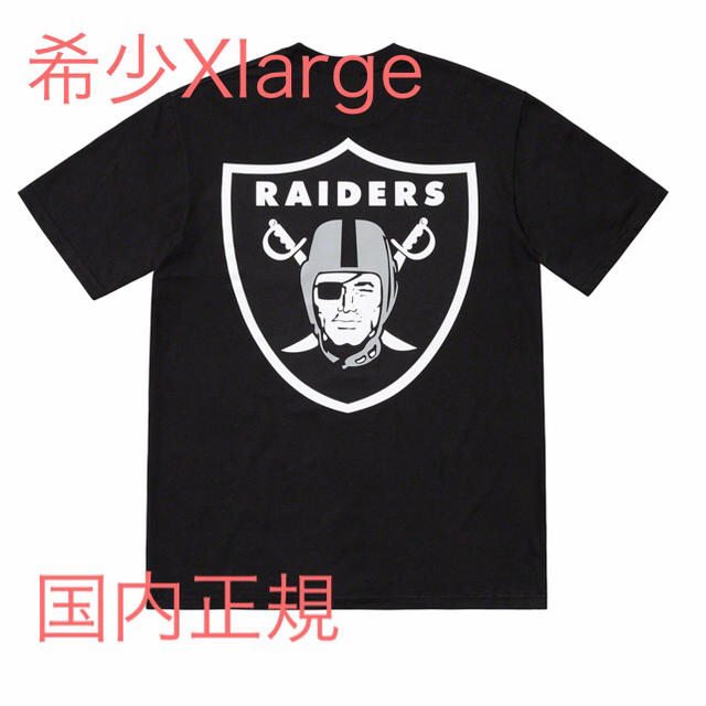 Supreme NFL Raiders Pocket Tee 黒 XL Tee