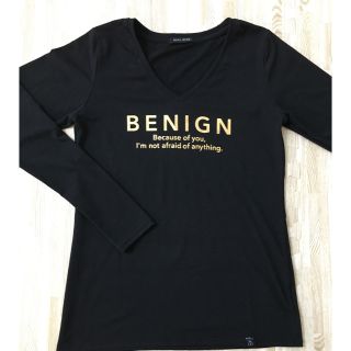 英ロゴ Ｖネック ロンT(Tシャツ/カットソー(七分/長袖))