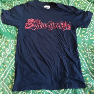 アウェイク(AWAKE)のSHIPS 購入 AWAKE Tシャツ Sサイズ ネイビー(Tシャツ/カットソー(半袖/袖なし))