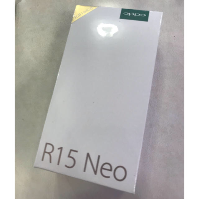 oppo R15 neo ダイヤモンドブルースマートフォン本体