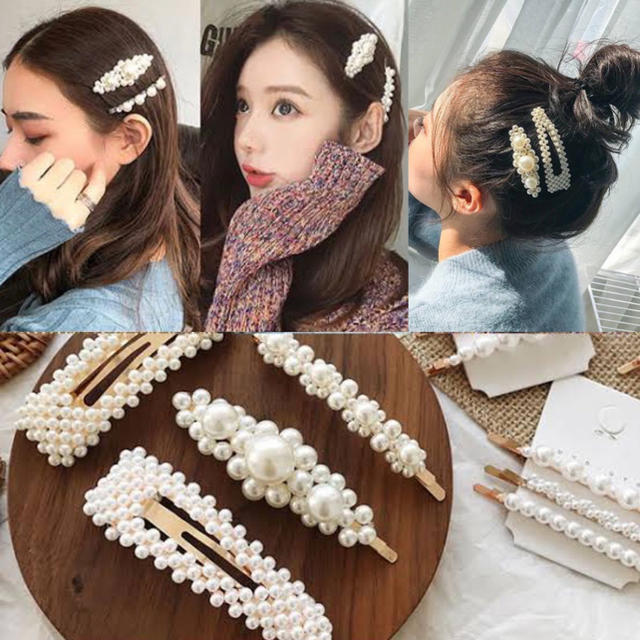 ZARA(ザラ)のパールヘアピン 4点セット レディースのヘアアクセサリー(ヘアピン)の商品写真