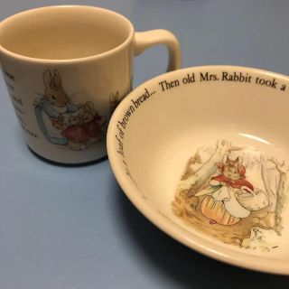 ウェッジウッド(WEDGWOOD)のウェッジウッド ピーターラビット マグカップ 小皿(グラス/カップ)