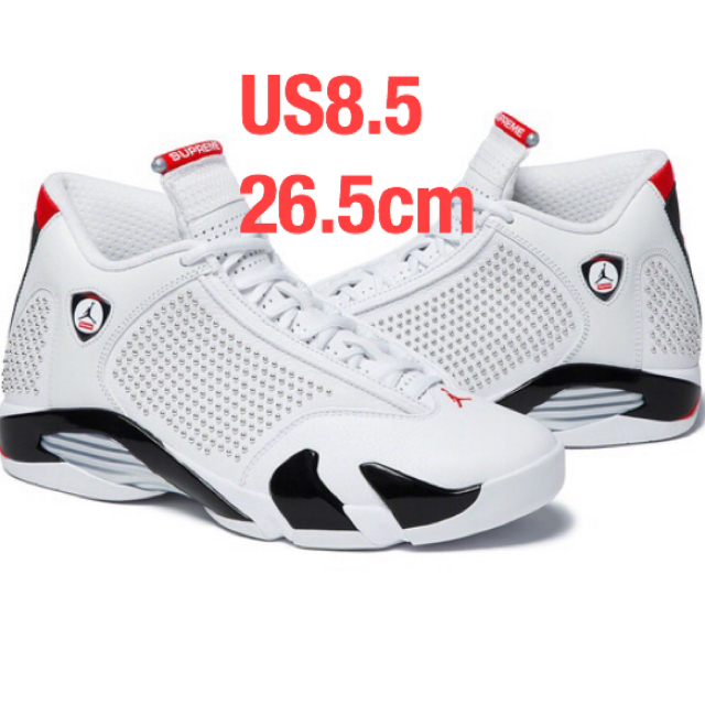 Supreme Nike Air Jordan 14 US8.5 26.5cmスニーカー