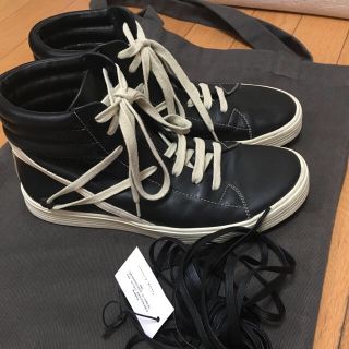 リックオウエンス(Rick Owens)の定価15万 Rick owens スニーカー 17aw ジオスラッシャー(スニーカー)