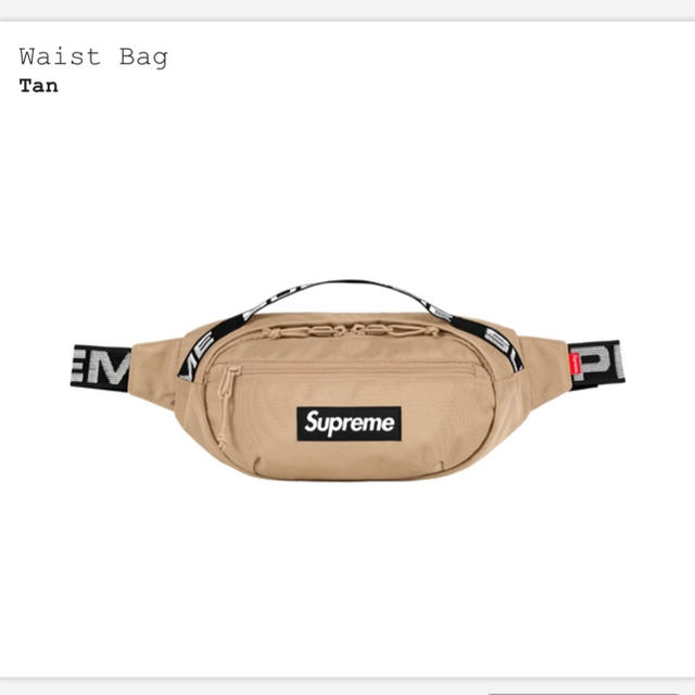 Supreme(シュプリーム)のSupreme Waist Bag Tan 18SS ウエストバッグ メンズのバッグ(ボディーバッグ)の商品写真