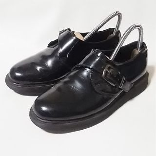 ドクターマーチン(Dr.Martens)の
希少デザイン!ドクターマーチン高級サイドベルトローファー人気の黒！24


(ローファー/革靴)