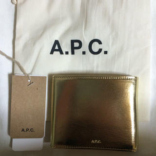 アーペーセー(A.P.C)の2015 A.P.C. ゴールド 財布(財布)