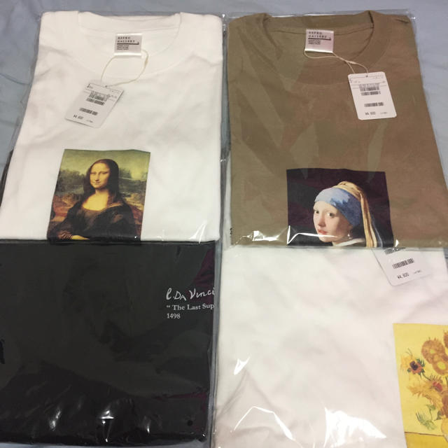 FREAK'S STORE(フリークスストア)の新品 L 別注ART TEE ' MONA LISA ' モナリザ メンズのトップス(Tシャツ/カットソー(半袖/袖なし))の商品写真