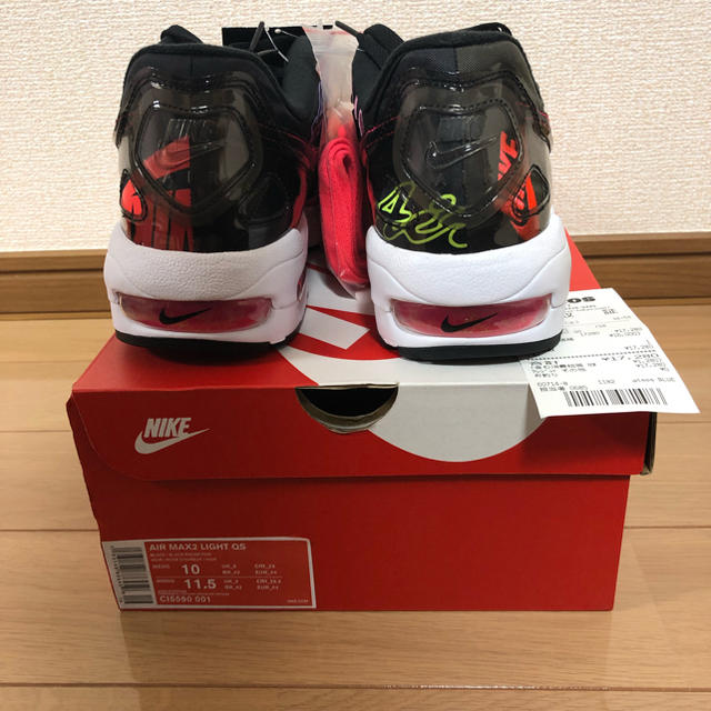 NIKE(ナイキ)の【28.0】ATMOS × NIKE AIR MAX2 LIGHT BLACK メンズの靴/シューズ(スニーカー)の商品写真