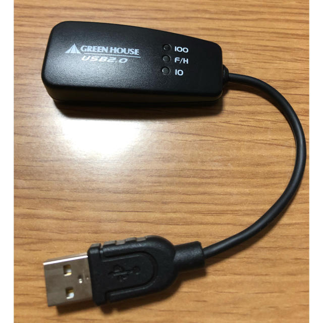 USBブロードバンド LANアダプター GH -USB200R スマホ/家電/カメラのPC/タブレット(PC周辺機器)の商品写真