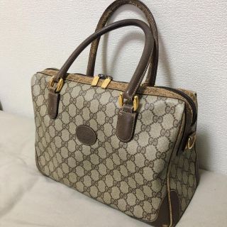 グッチ(Gucci)のオールドグッチ ヴィンテージバッグ(ボストンバッグ)