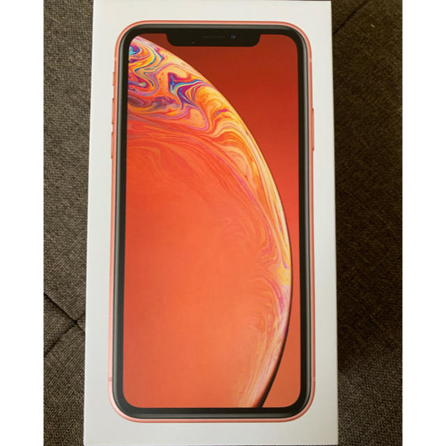 最新のデザイン iPhone - 新品未使用 iPhoneXR 64GB コーラル SIM