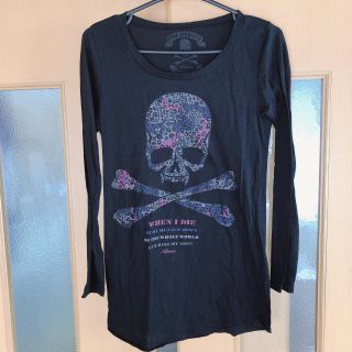 ロエン(Roen)のroen レオパード スカル プリント カットソー 長袖 tシャツ ロエン(Tシャツ/カットソー(七分/長袖))