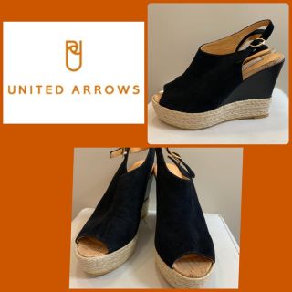 ユナイテッドアローズ(UNITED ARROWS)のユナイテッドアローズ ブラックスエード  サンダル(サンダル)