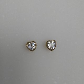 18Kハートピアス (ピアス)