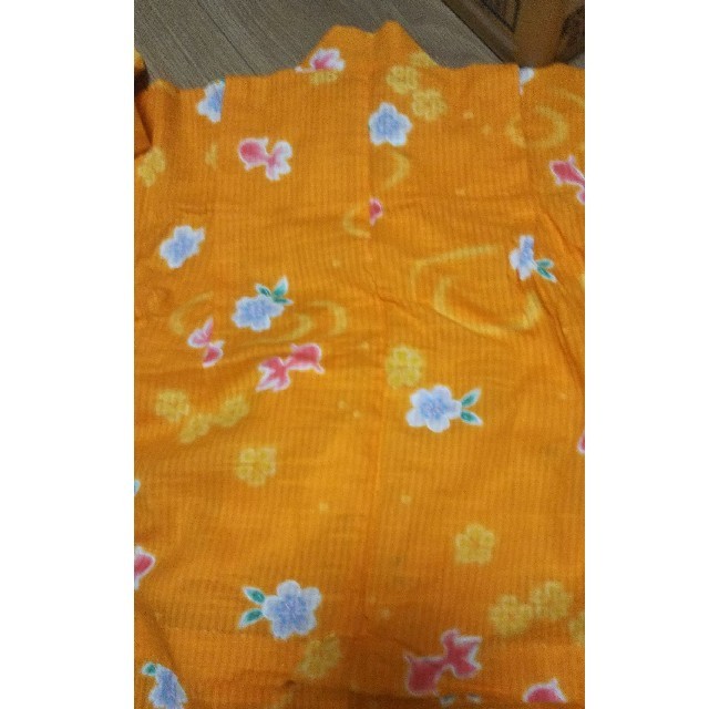 浴衣 サイズ100 金魚 キッズ/ベビー/マタニティのキッズ服女の子用(90cm~)(甚平/浴衣)の商品写真