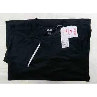 ユニクロ(UNIQLO)の未使用 UNIQLO ドライメッシュクルーネック半袖Tシャツ  Mサイズ(Tシャツ/カットソー(半袖/袖なし))