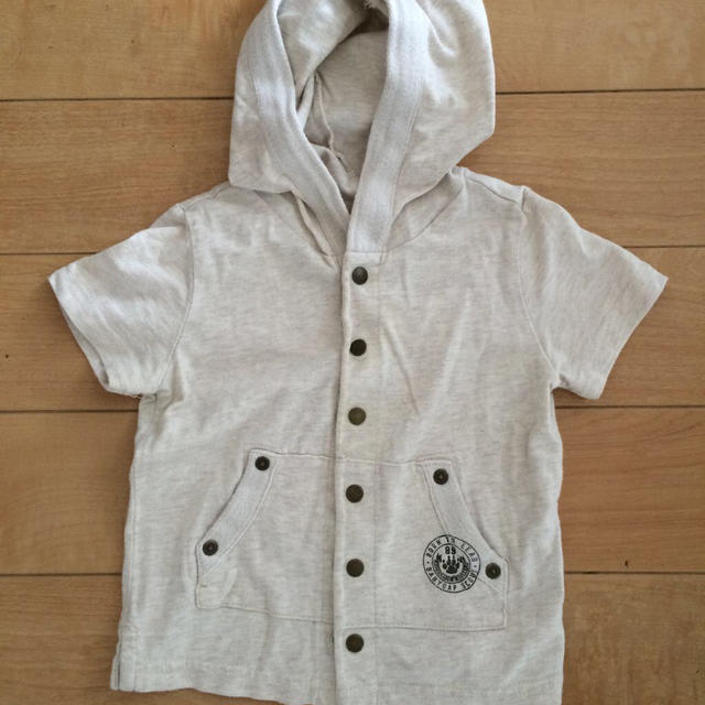 babyGAP(ベビーギャップ)のGAP 80cm 半袖パーカー キッズ/ベビー/マタニティのベビー服(~85cm)(カーディガン/ボレロ)の商品写真