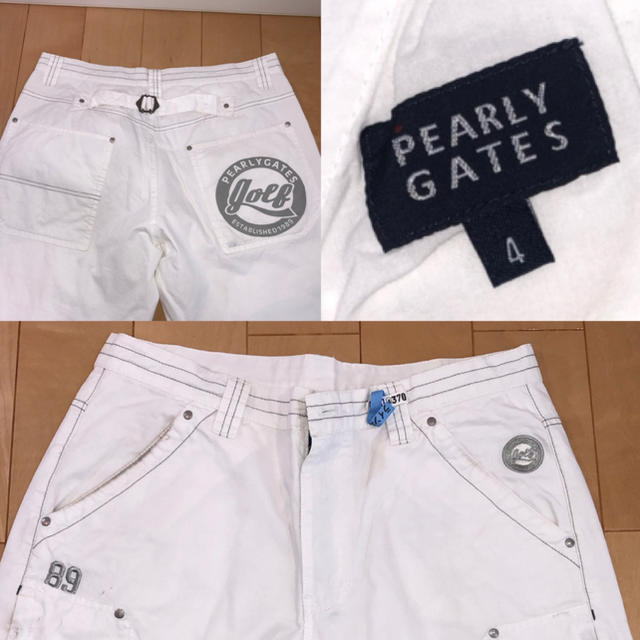 PEARLY GATES(パーリーゲイツ)の⛳️PEARLY GATES  パーリーゲイツ ゴルフパンツ  サイズ4  スポーツ/アウトドアのゴルフ(ウエア)の商品写真