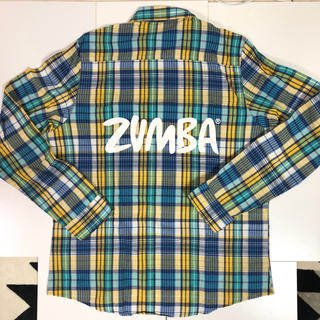 ズンバ(Zumba)のZUMBA人気長袖チェックシャツ(トレーニング用品)
