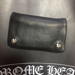 クロムハーツ(Chrome Hearts)のクロムハーツ 1ジップ ハートボール ウォレット(折り財布)