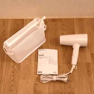 ムジルシリョウヒン(MUJI (無印良品))の美品 MUJI マイナスイオンヘアドライヤー MJ-HD1 18年製(ドライヤー)