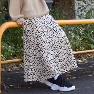 ダブルクローゼット(w closet)のw closet ＊ レオパード柄マーメイドスカート(ロングスカート)