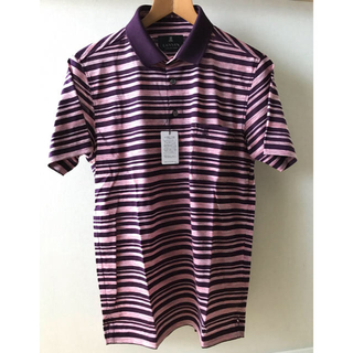 ランバンコレクション(LANVIN COLLECTION)のLANVIN ランバン コレクション メンズ ポロシャツ Mサイズ 日本製 棉麻(ポロシャツ)