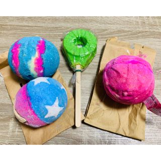 ラッシュ(LUSH)の値下げしました！【新品未使用】LUSH バスボム バブルバー(入浴剤/バスソルト)