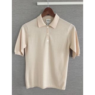 ジョンスメドレー(JOHN SMEDLEY)のニーマンマーカス  カシミヤポロシャツ 半袖ニット(ニット/セーター)