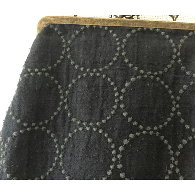 mina perhonen(ミナペルホネン)のミナペルホネン カドルバッグ　タンバリン シルク NAVY  レディースのバッグ(ハンドバッグ)の商品写真