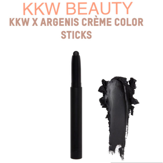 カイリーコスメティックス(Kylie Cosmetics)のKKW X ARGENIS CRÈME COLOR STICKS マットブラック(アイシャドウ)