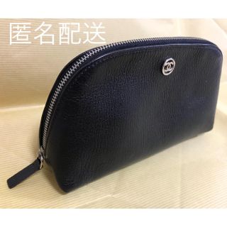 シャネル(CHANEL)の美品 CHANEL シャネル 化粧ポーチ かまぼこ型(ポーチ)